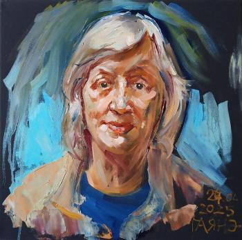 Not formal portrait number 6, from life. Dobrovolskaya Gayane