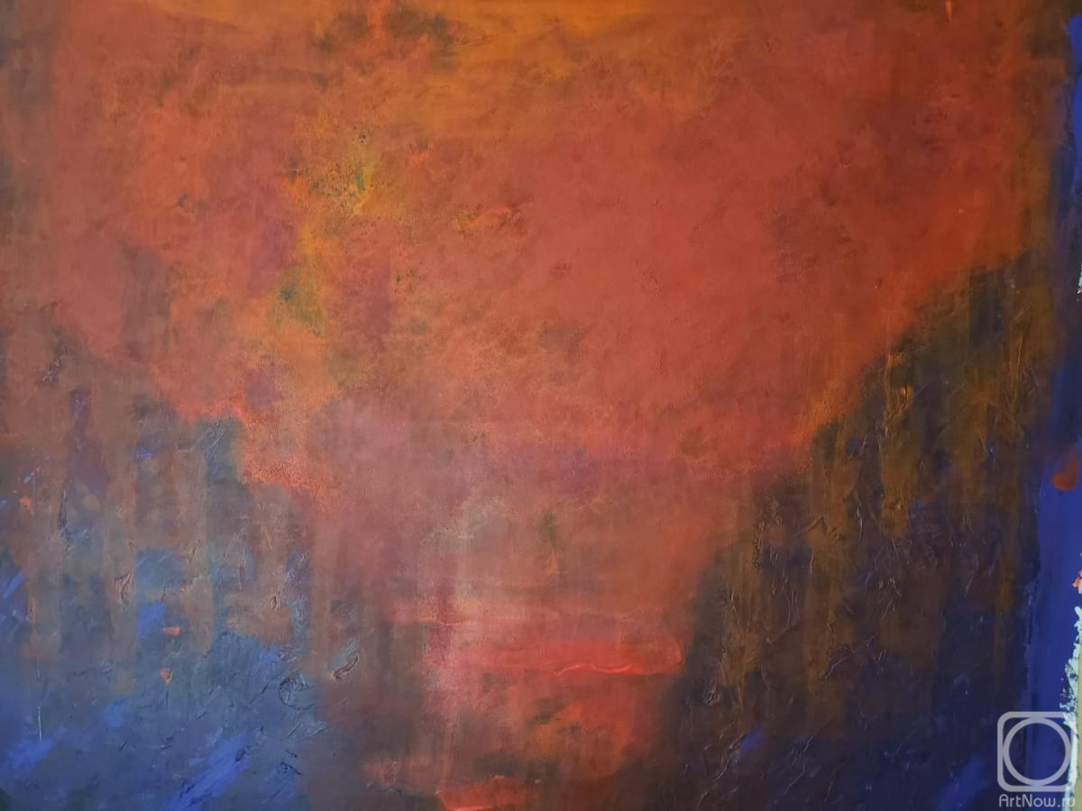 �������. ������� ������. Red fog in the mountains