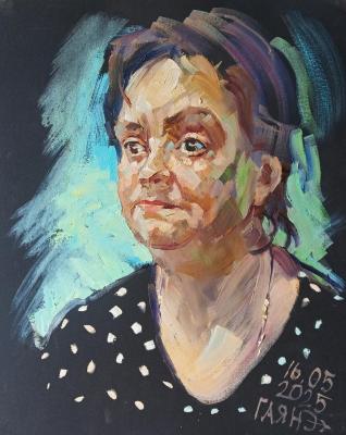 Not formal portrait number 8, from life. Dobrovolskaya Gayane
