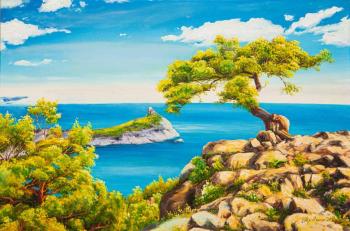 Beautiful noon. View of Cape Kapchik (A Beautiful View). Romm Alexandr