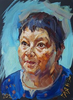 Not formal portrait number 2, from life. Dobrovolskaya Gayane