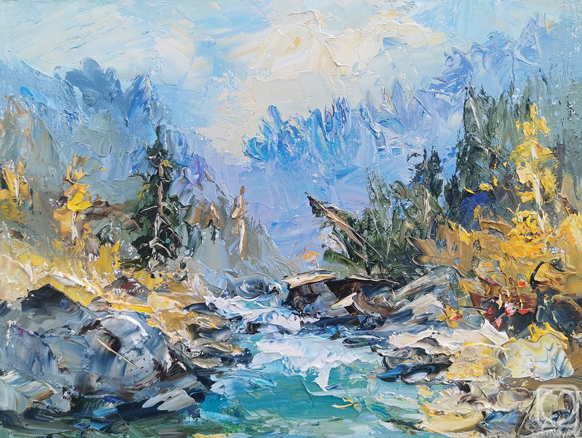 Ushkov Valeriy. Mountain Landscape