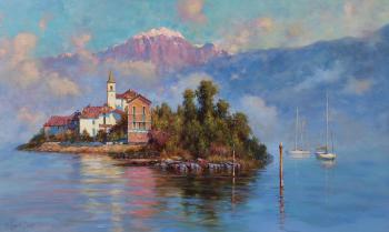 Lago Maggiore. An island.
