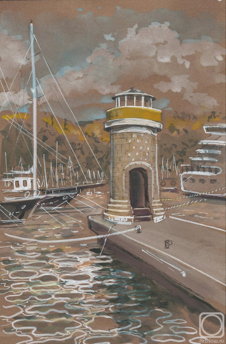 Kachanovskaya Olga. Marmaris lighthouse