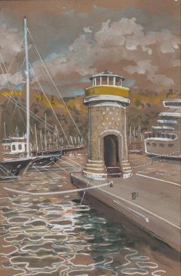 Marmaris lighthouse. Kachanovskaya Olga