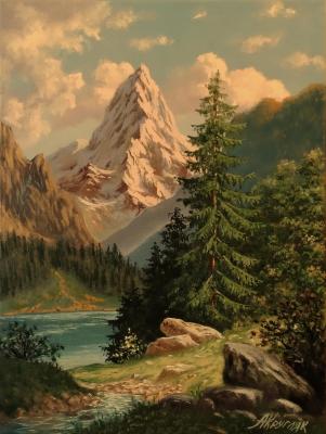 Mountain lake. Kruglyak Andrey