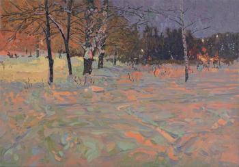 Winter night. Maryino. Kozhin Simon