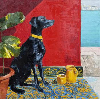 Картина «Dog (созерцание)»