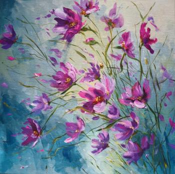 Flowers Dancing in the Wind