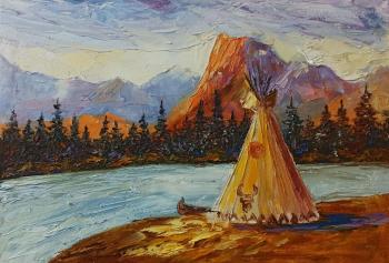 Картина «Виг Вам на берегу реки»