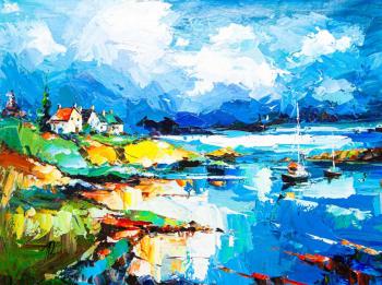 The nectar of a leisurely life (Countryside Oil Painting). Rodries Jose