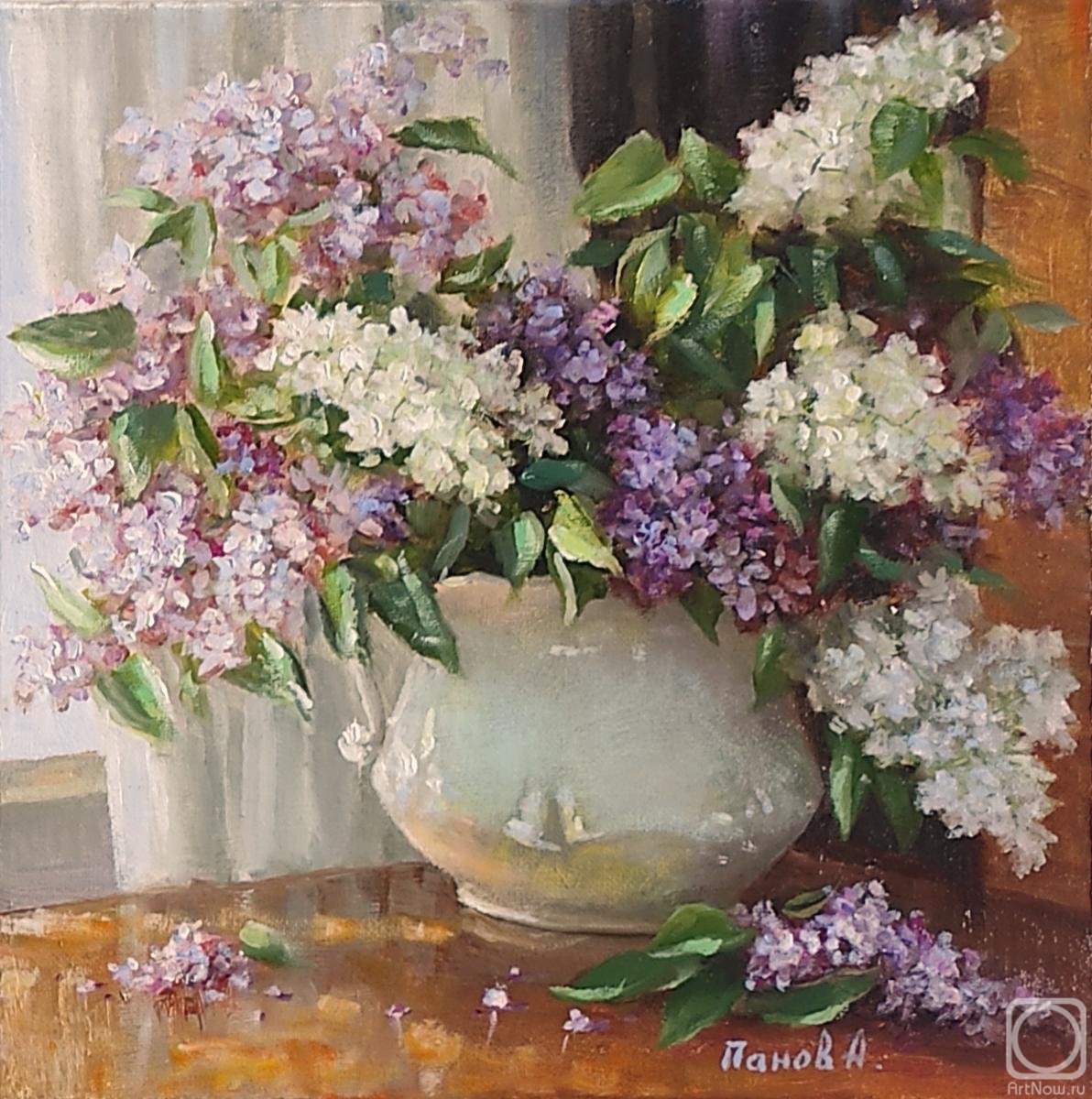 Panov Aleksandr. A bouquet of lilacs