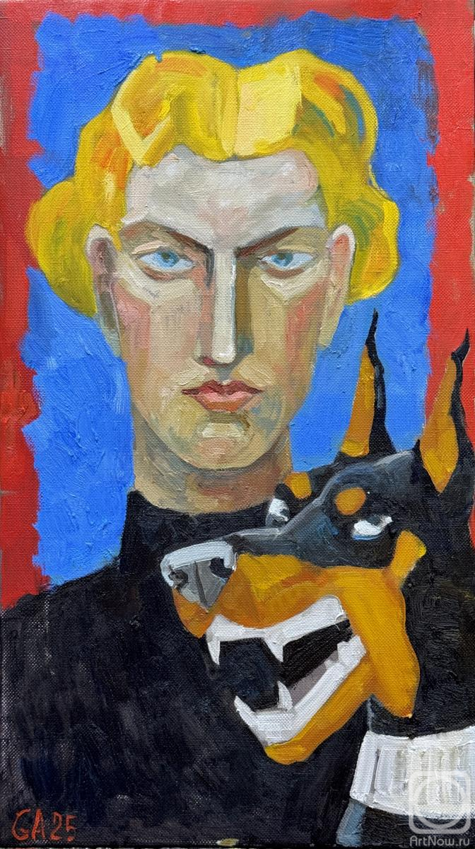 Golub Anna. Owner and Doberman