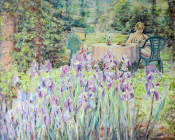 In the garden. Yaskin Vladimir