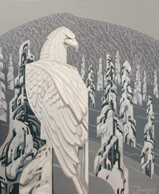 Thoughts (Christmas Painting). Russkih Vadim