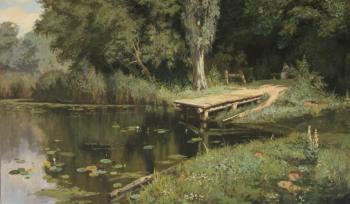 Free copy of Overgrown Pond V.D.Polenova. Korepanov Alexander