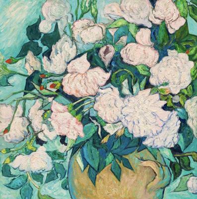 A free copy of Van Gogh's painting *Vase with Roses*. Vlodarchik Andjei