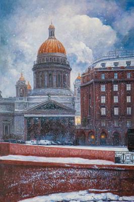 Isaac in the snow. Kamskij Savelij