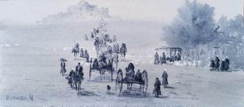 The road to the Hazrat Khizr Mosque