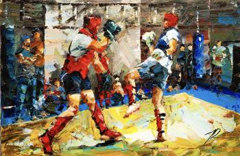 Knights of the ring. At the mixed martial arts tournament. Rodries Jose