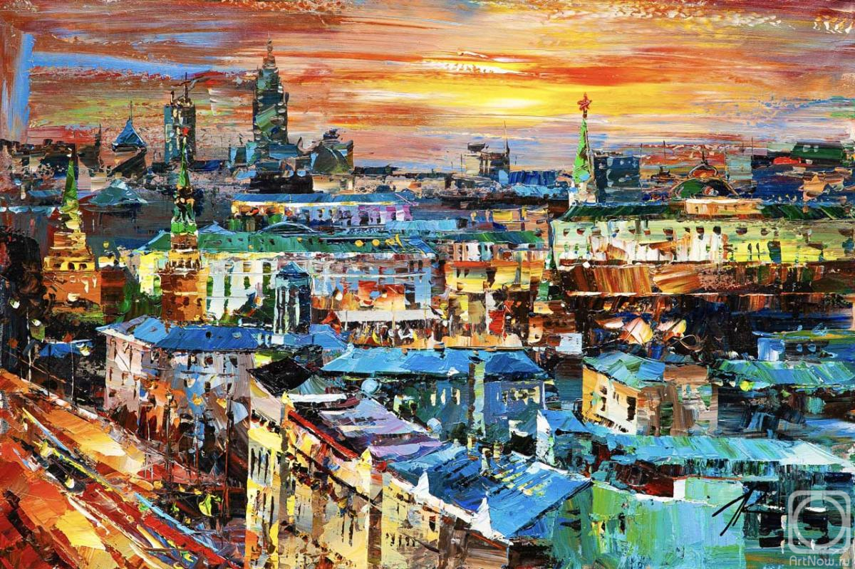 Rodries Jose. Evening lights of Moscow