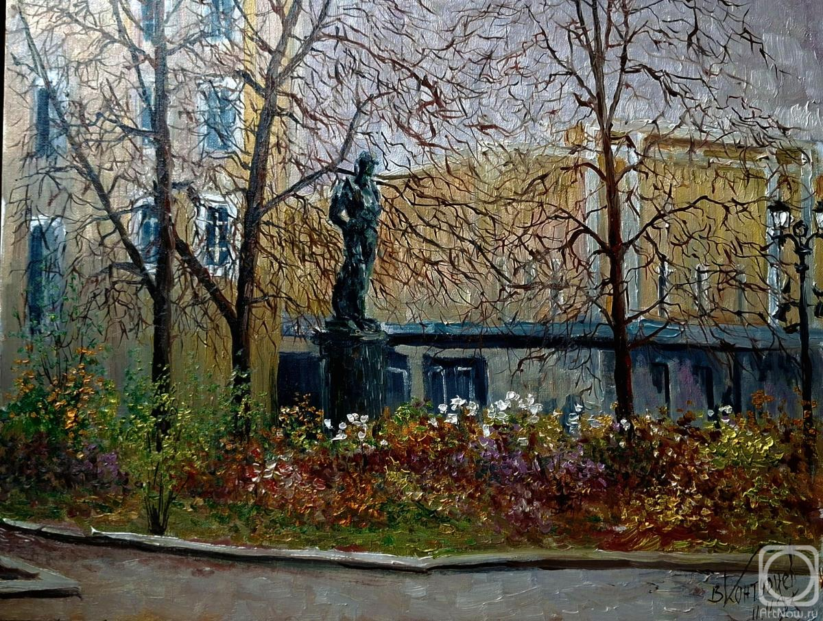 Konturiev Vaycheslav. November on Tverskoy Boulevard