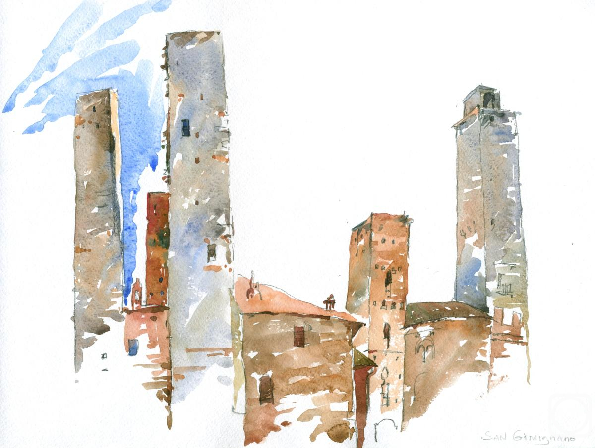 �������. ����������� ���������. San Giminiano. Towers
