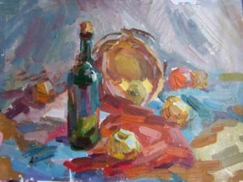 still-life with a bottle