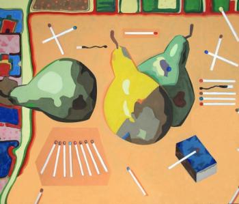 Composition against the background of The Mundertwasser