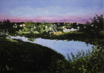 A warm evening in Suzdal. Lebedev Vladimir