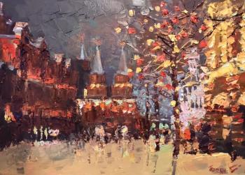 Christmas lights. Poluyan Yelena