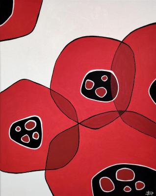 Картина «Red abstraction»