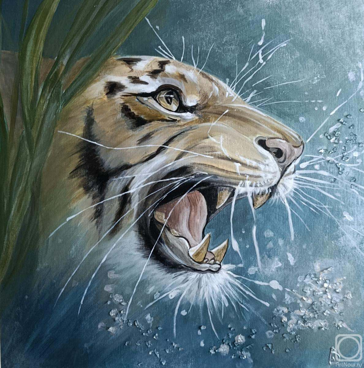 Bocharnikova Natalya. Tiger. Night hunting