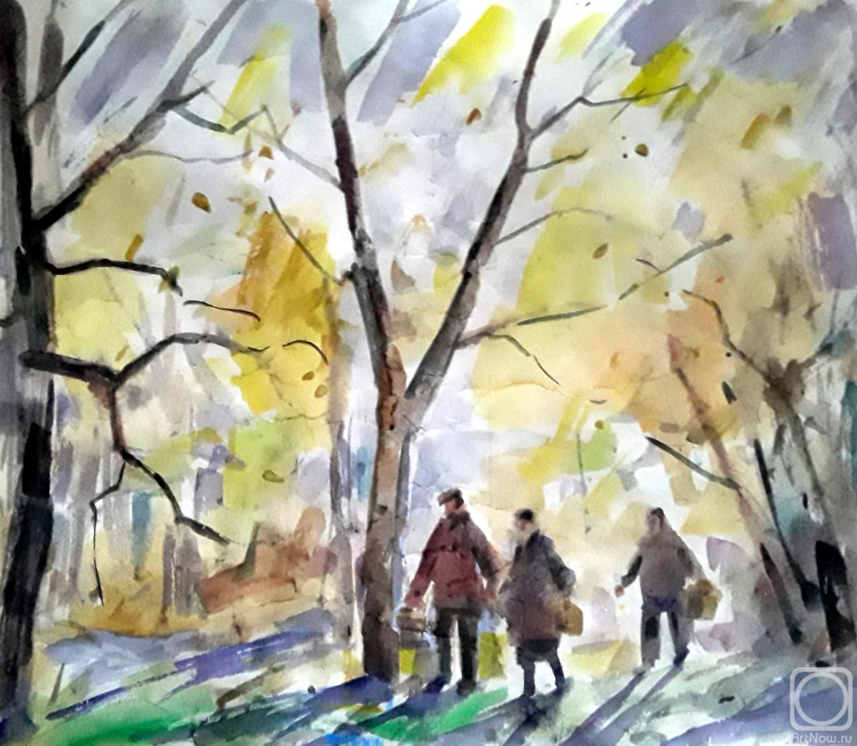 Knecht Aleksander. In the autumn forest