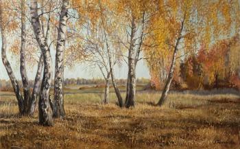Autumn birches. Tikunova Olga