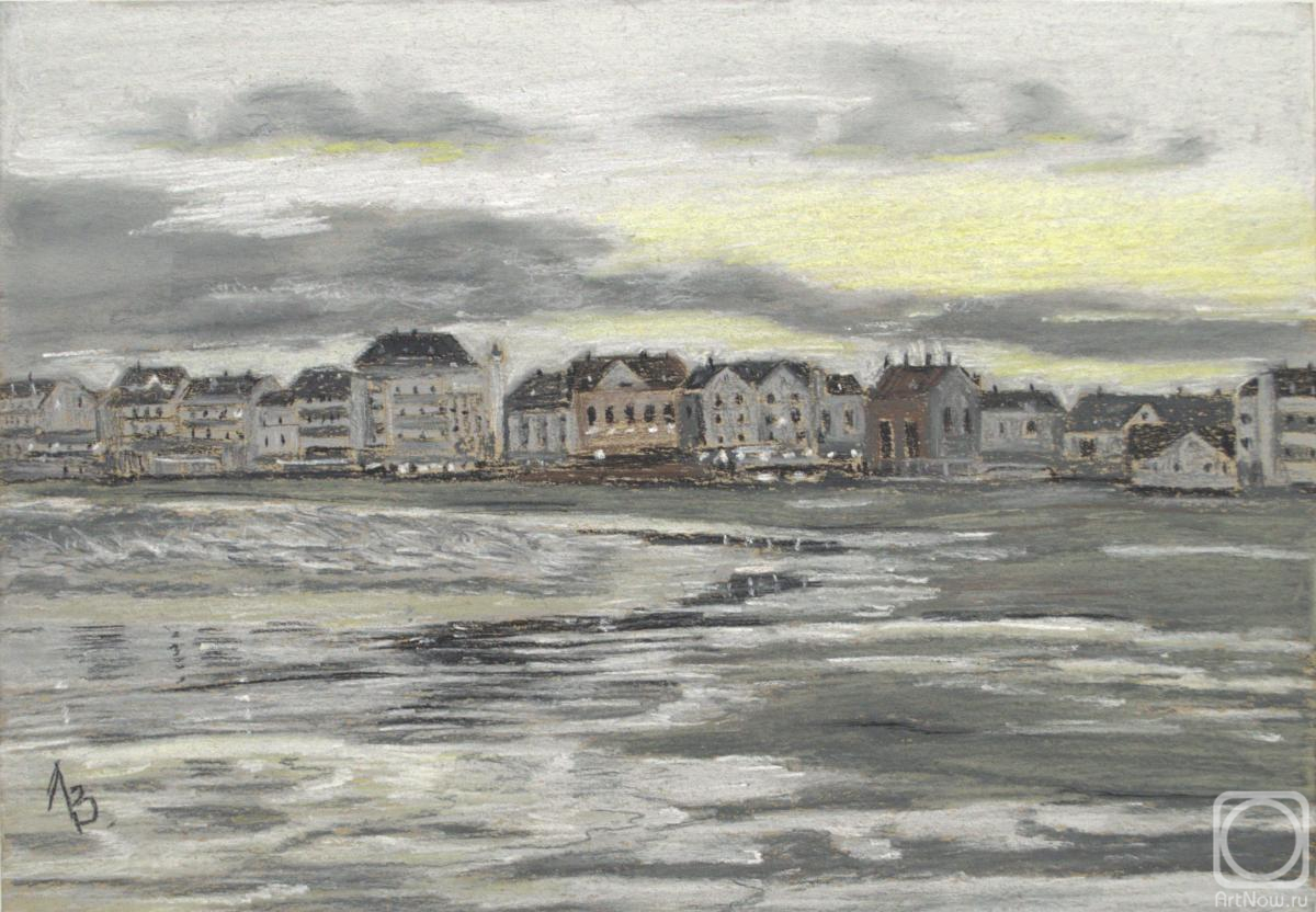 Lebedev Vladimir. Evening in Saint Malo