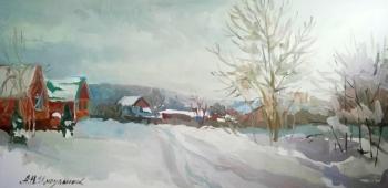 Kuban winter. Near the house. Tsyrulnik Alla