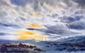 Sunset on the sea #12. Gorbacheva Evgeniya