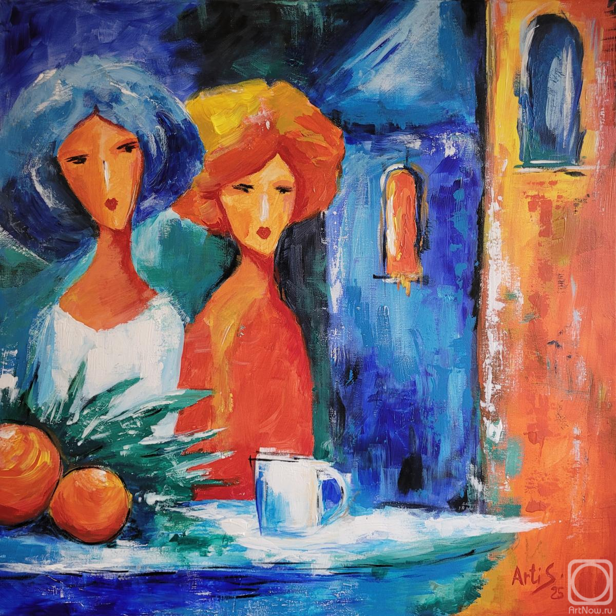 Guseva Svetlana. Two Graces: A Saturday Morning