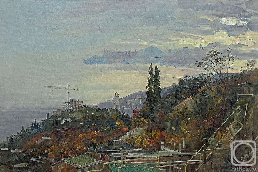 Zhlabovich Anatoly. Sunset in Yalta