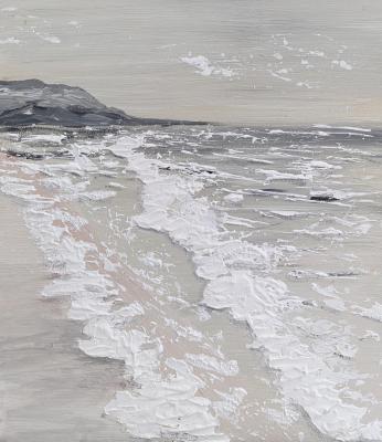 Deserted beach. Virnaya Olga