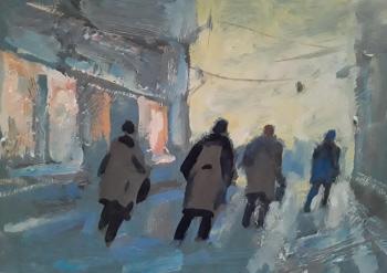 To the store. Knecht Aleksander