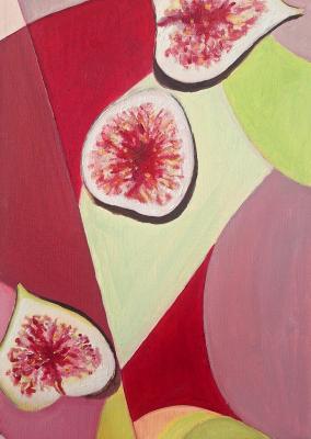 Abstract Still Life with Figs. Levchenko Ekaterina
