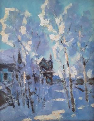 Snowy morning. Knecht Aleksander