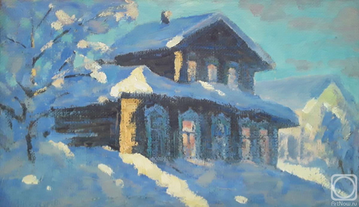 Knecht Aleksander. Winter evening