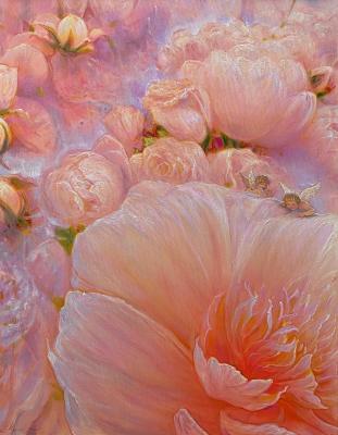 In pink (Pink Peony Painting). Maykov Igor