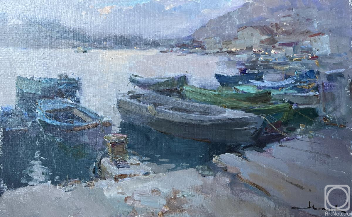 Makarov Vitaly. Evening pier