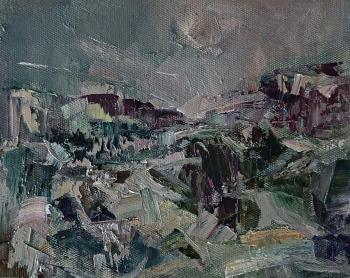 Mishura Vladimir Aleksandrovich. Winter in Kuzbass 25x20 (oil on canvas) 2025