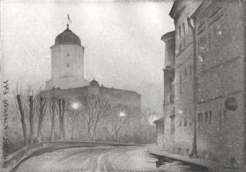 Vyborg. Autumn evening. Southern rampart. Eldeukov Oleg