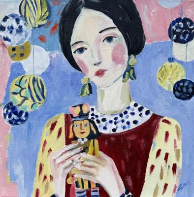 Картина «Мэри и её щелкунчик»